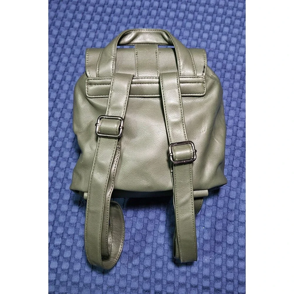Women's Green Faux Leather Mini BackpackWild Fable Olive Green Mini Backpack